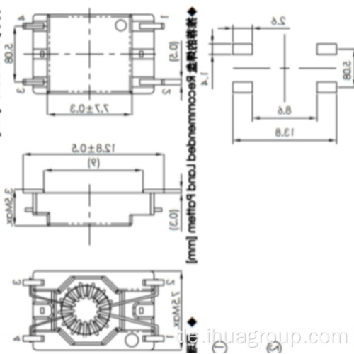 EMI Power Common Moden -Spuleninduktor